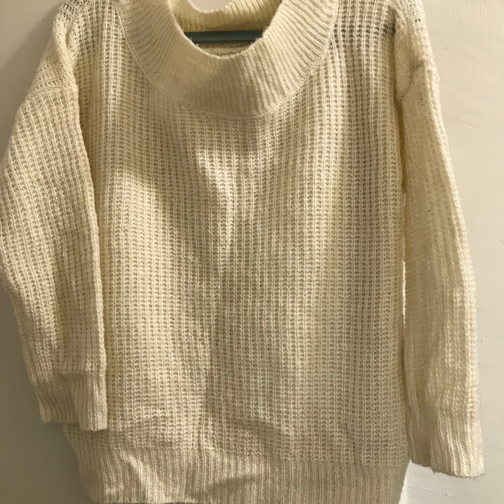 Off the shoulder sweater